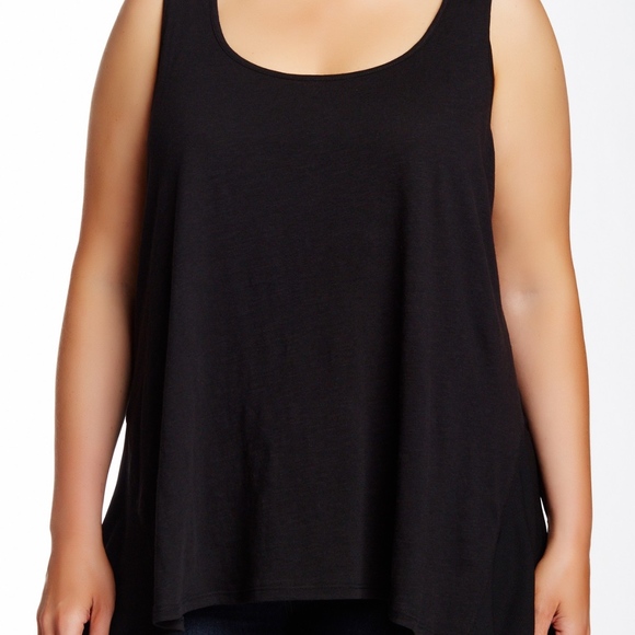 XCVI Tops - XCVI Hi-Lo Mixed Media Tank 3x